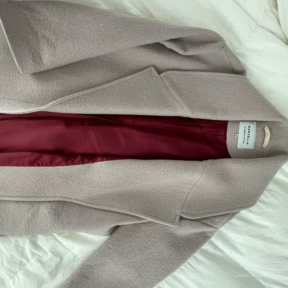 Marcella Oversized Pink Coat - Picture 2 of 7